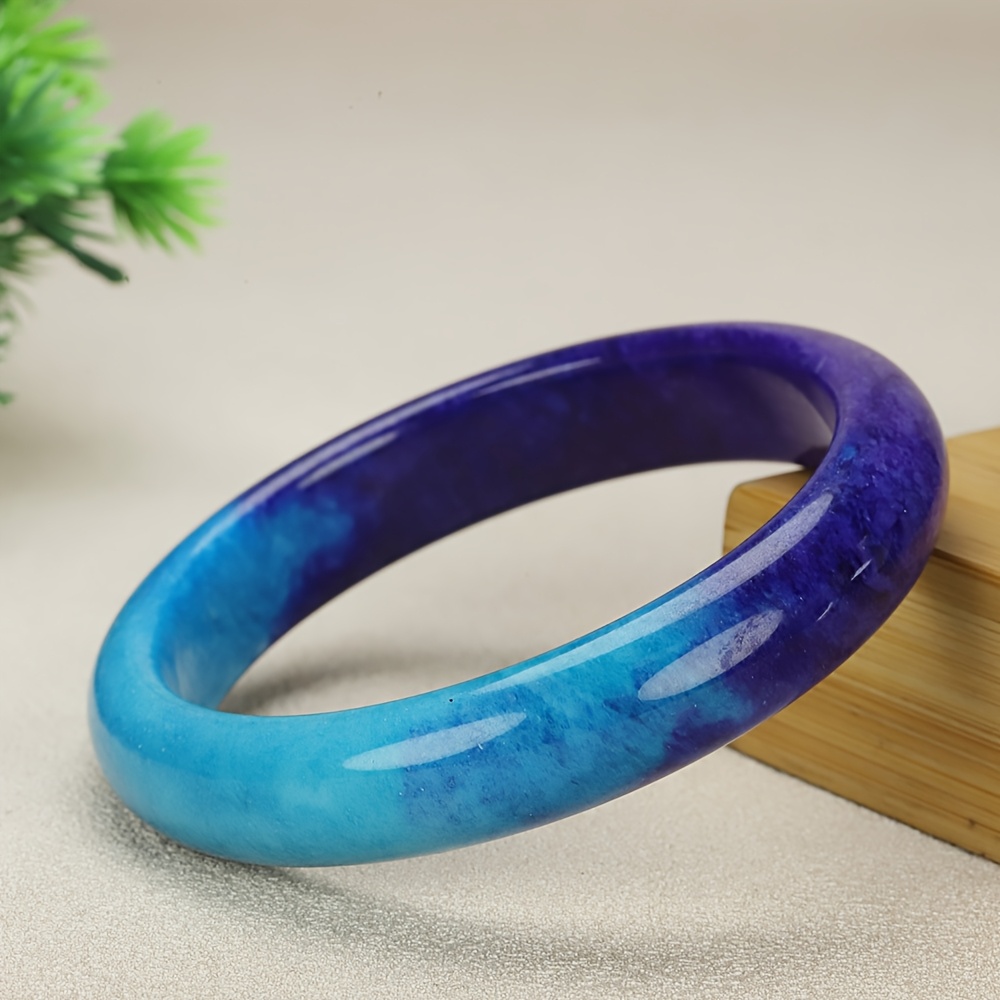 Trendy Retro-Style Bracelet, Interstellar Blue Stones